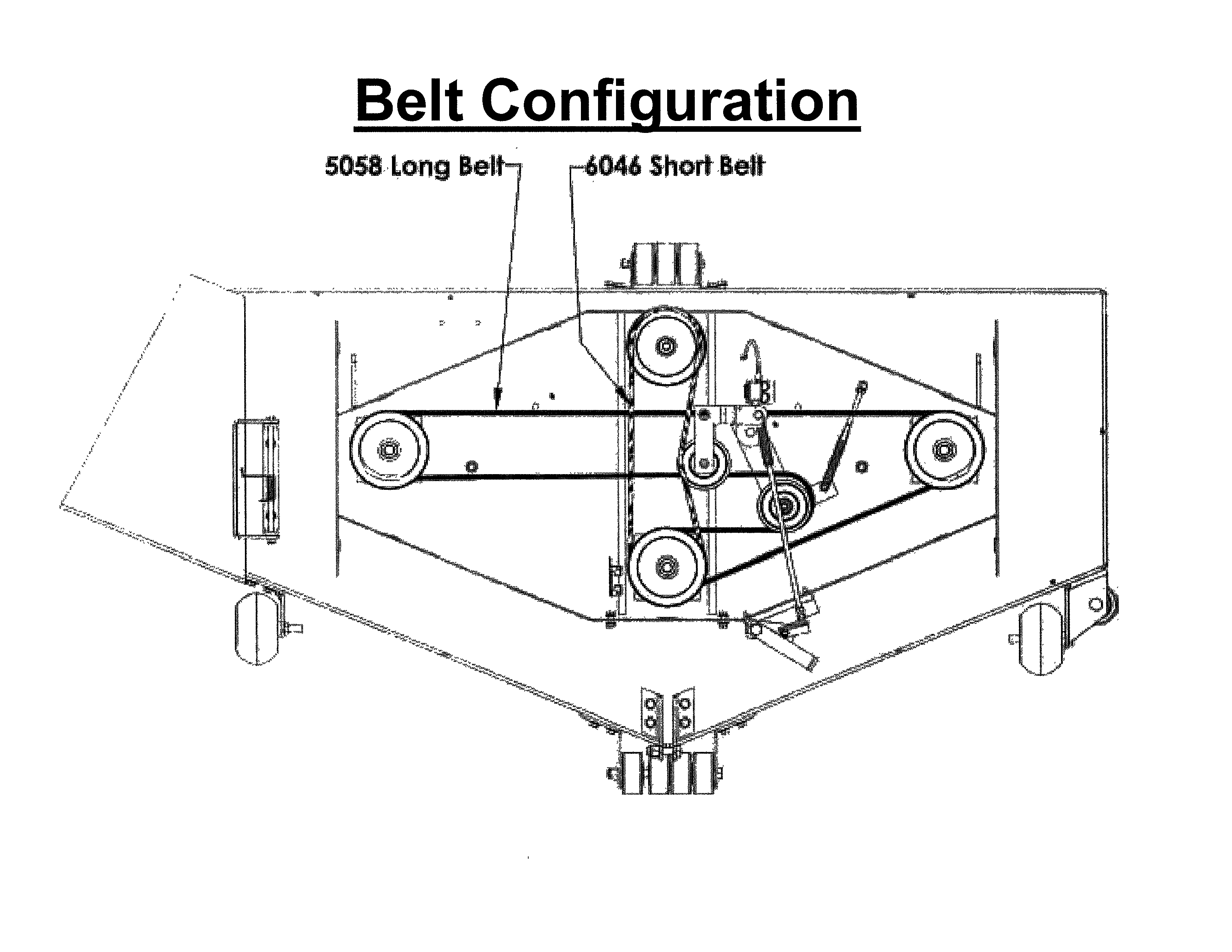 swisher mower belt diagram