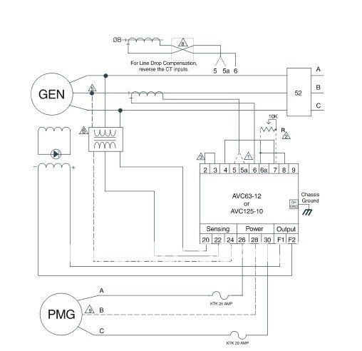 Avr sx460 схема подключения