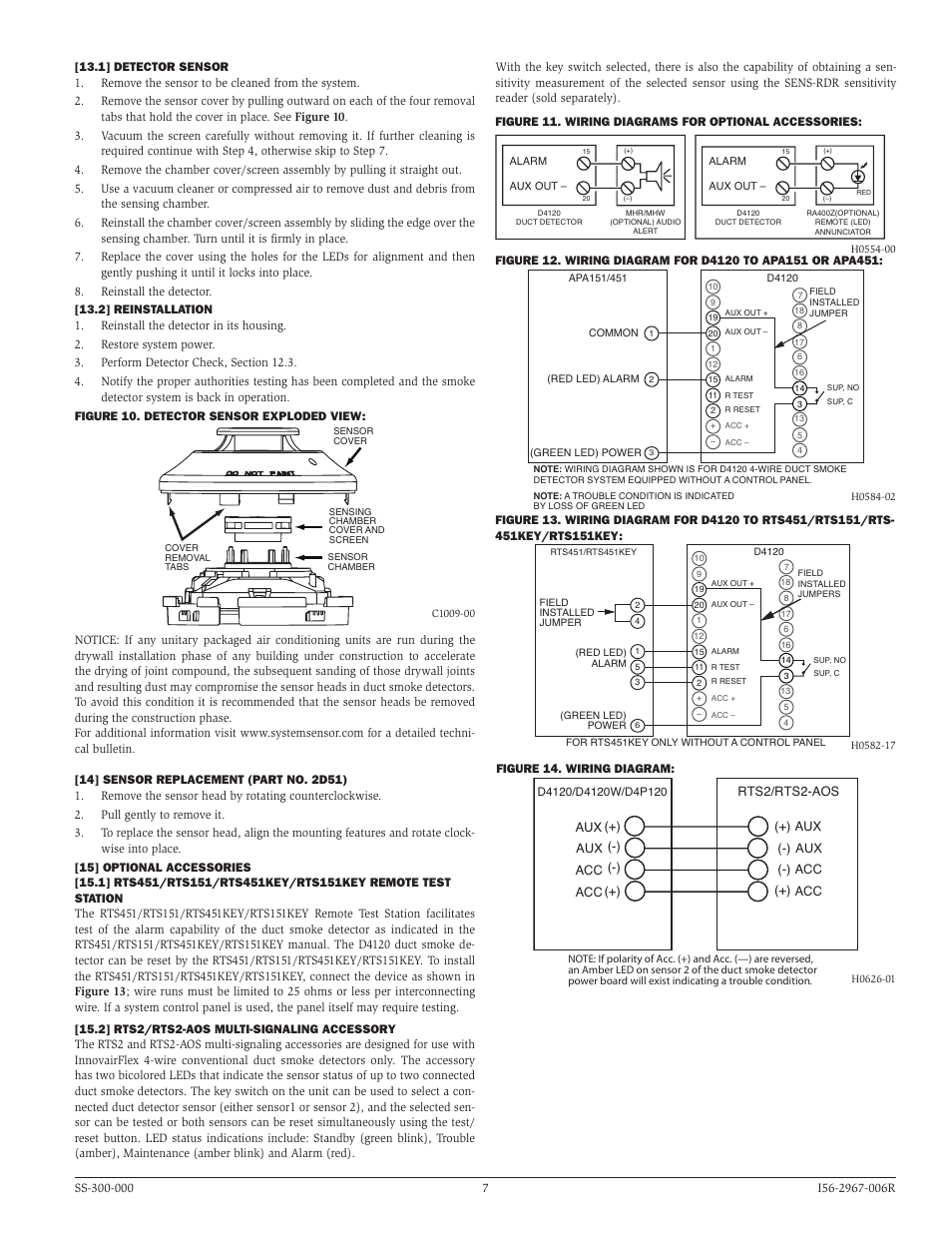 system sensor beam detector 1224 wiring diagram