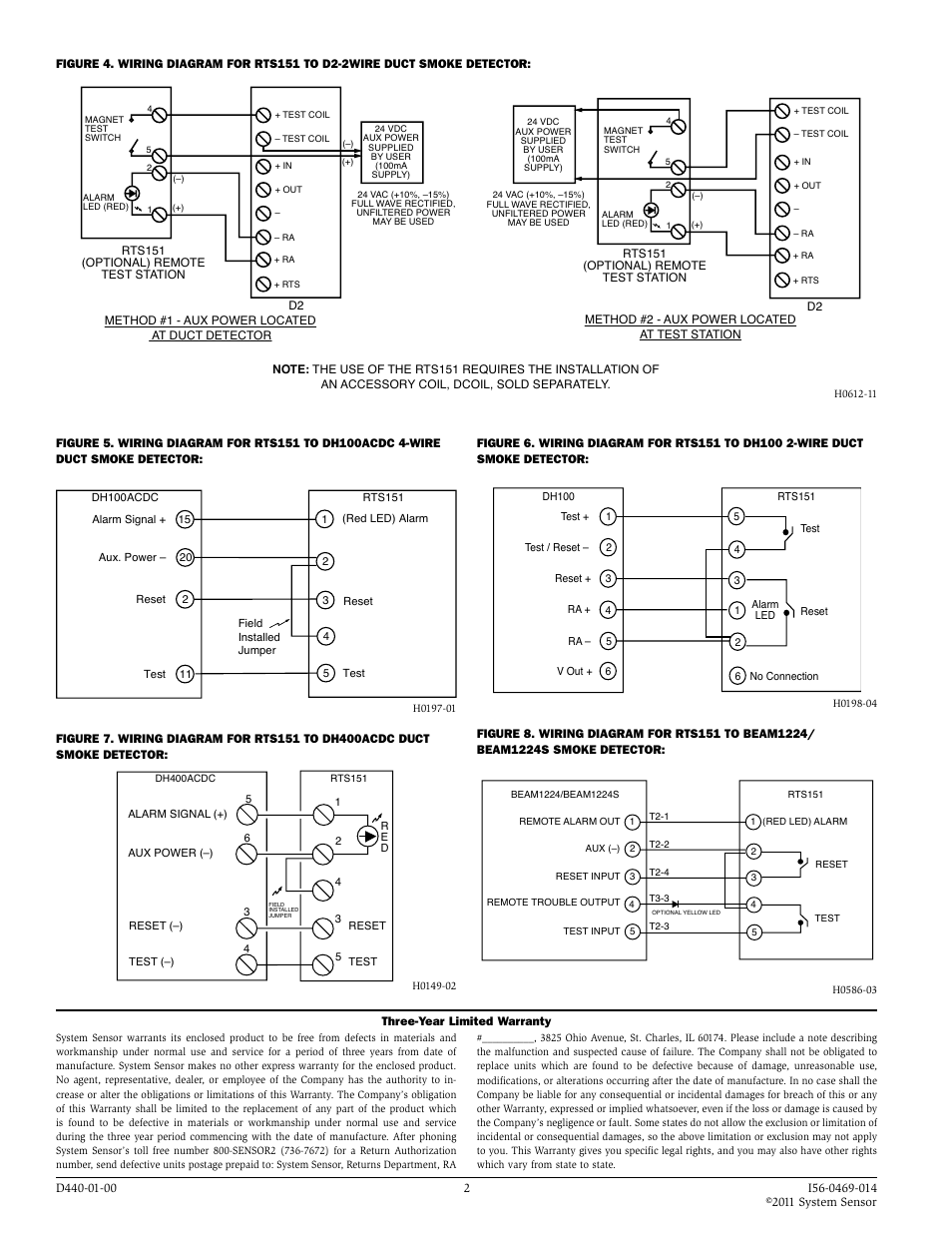 system sensor d4120 wiring