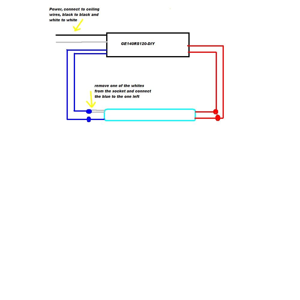 Wiring Schematic For Fluorescent Light / Fluorescent Light Diagram
