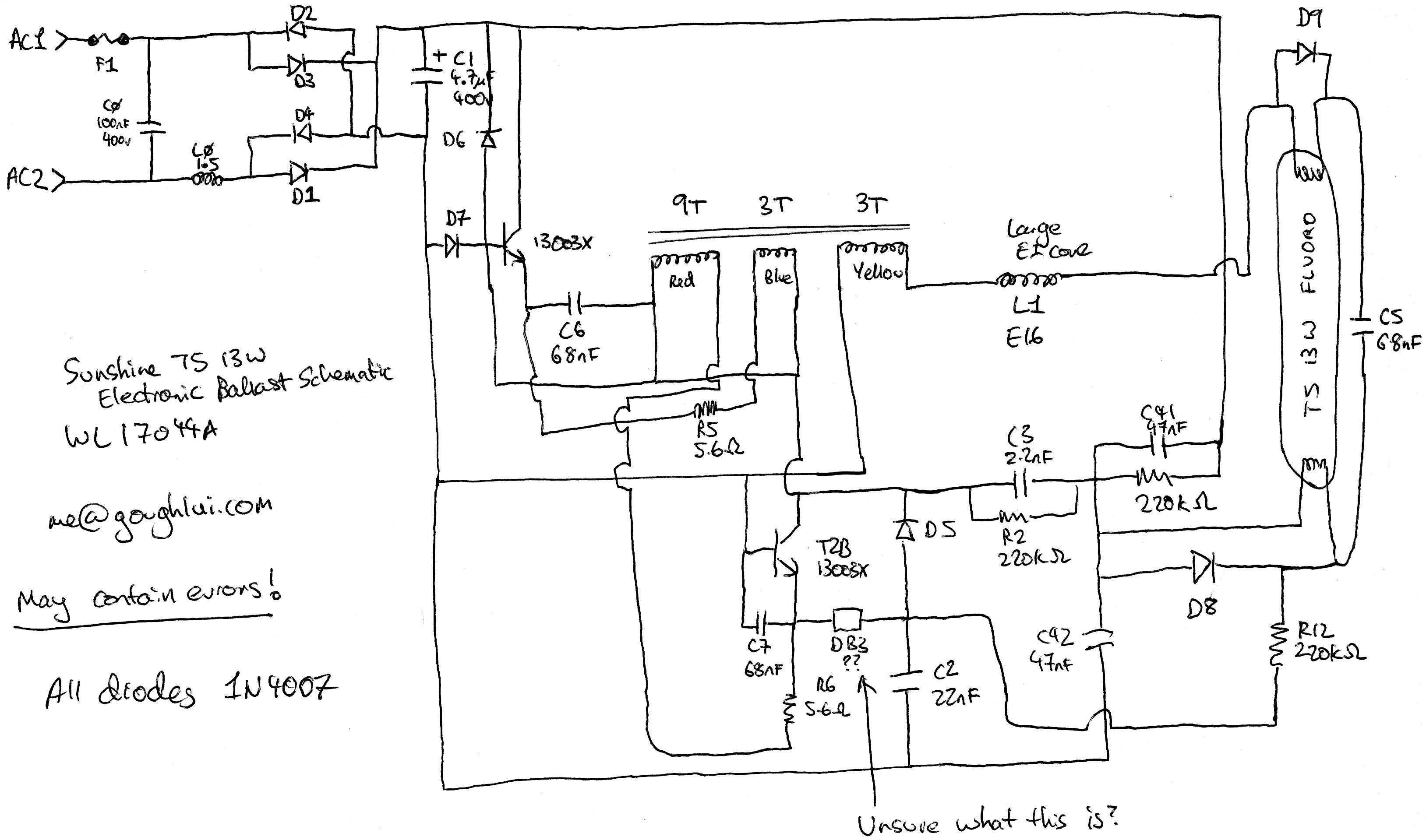 t8 dimming ballast wiring diagram