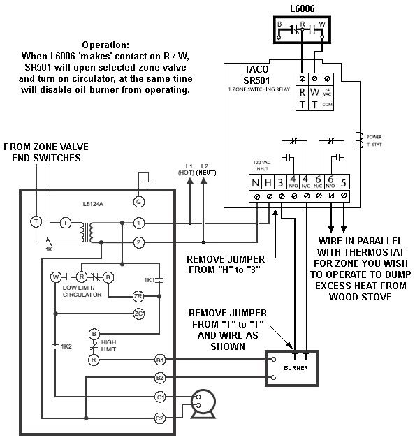 taco 00 circulator wiring