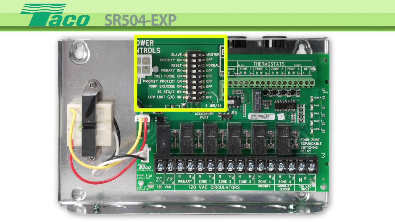 taco sr502 wiring