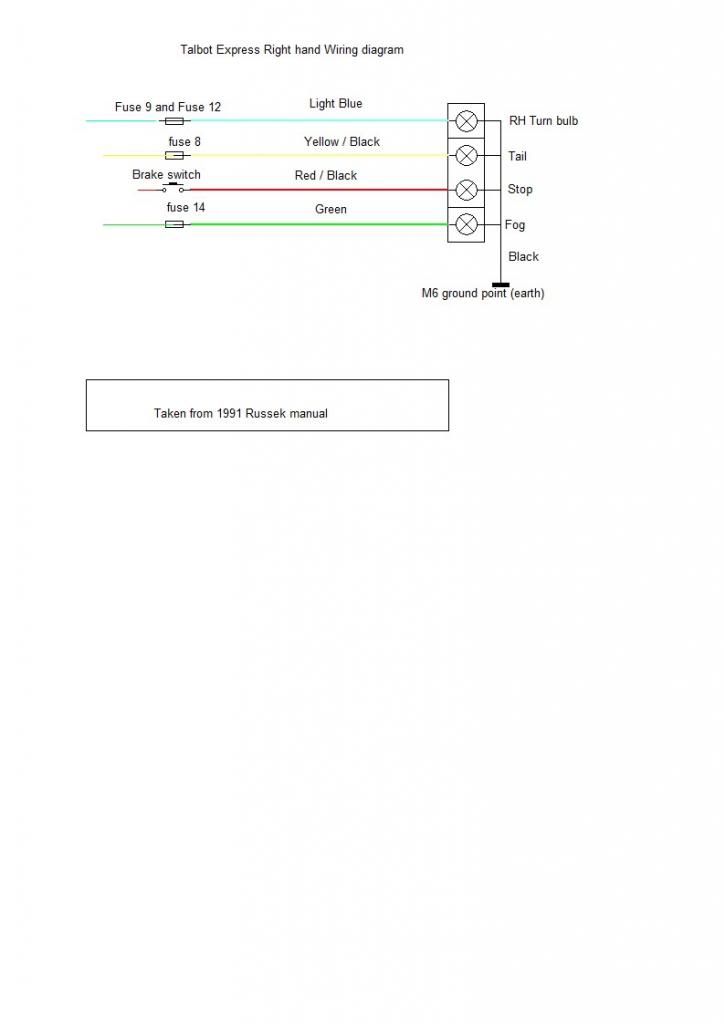 talbot express wiring diagram