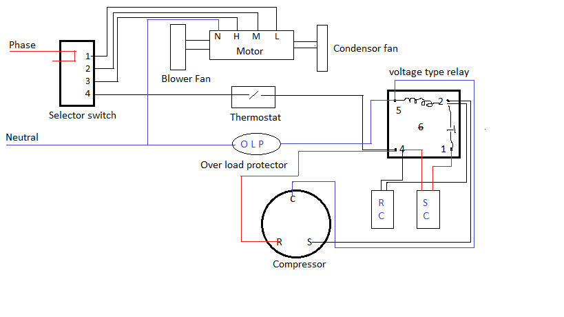 tappan a/c compressor wiring diagram