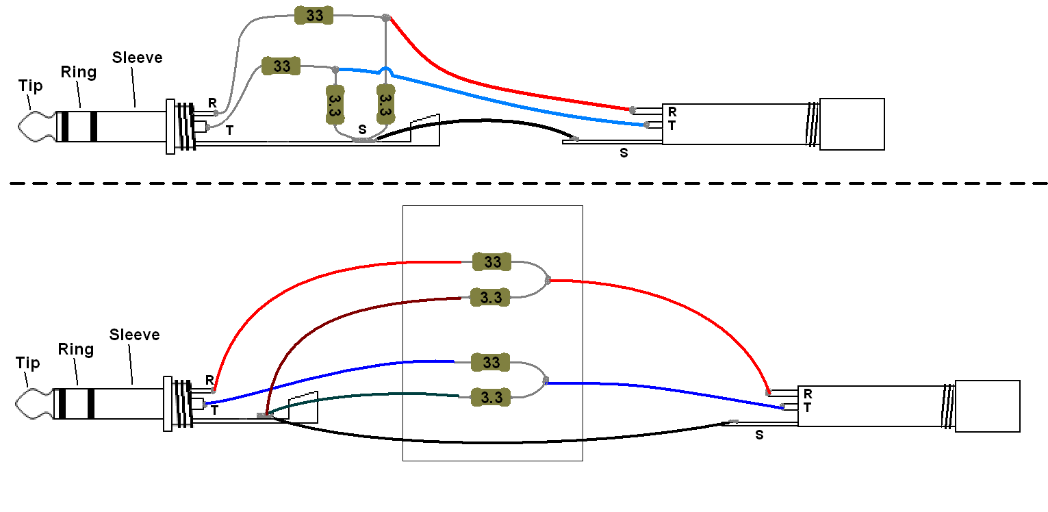 tascam headphone wiring diagram