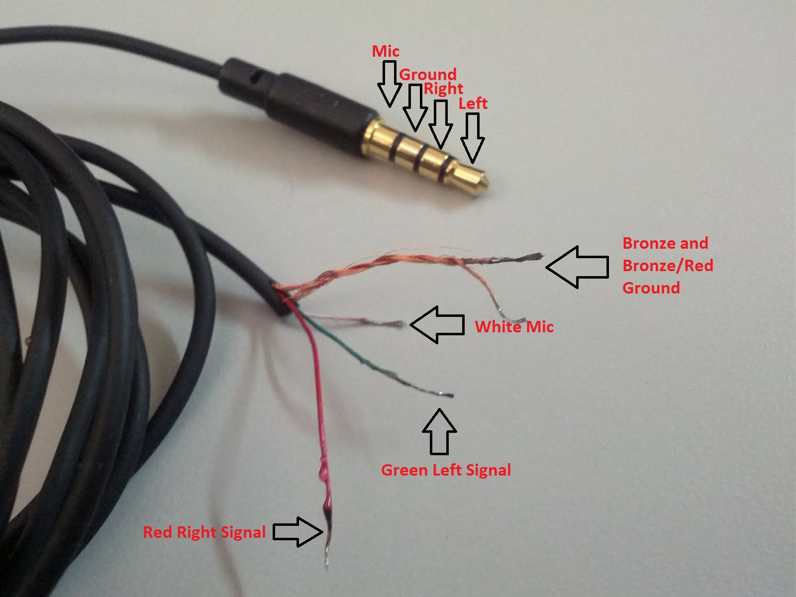 tascam headphone wiring diagram