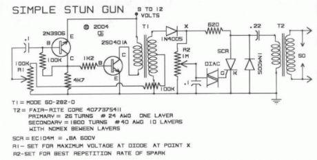 taser wiring diagram