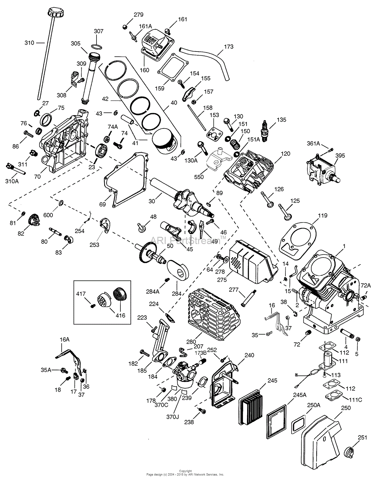 tecumseh ohh50 carburetor diagram