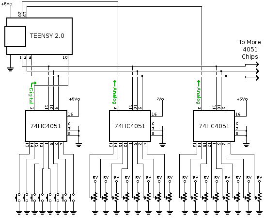 teensy 2++ hub75 wiring diagram