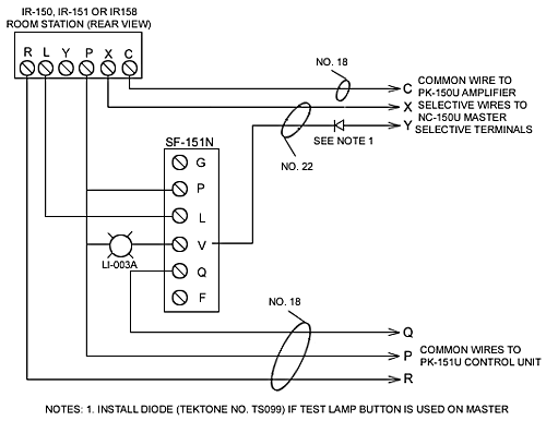 tektone nurse call wiring diagram