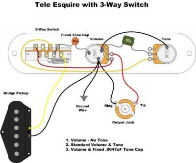 telecaster esquire wiring diagram