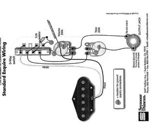 telecaster esquire wiring diagram