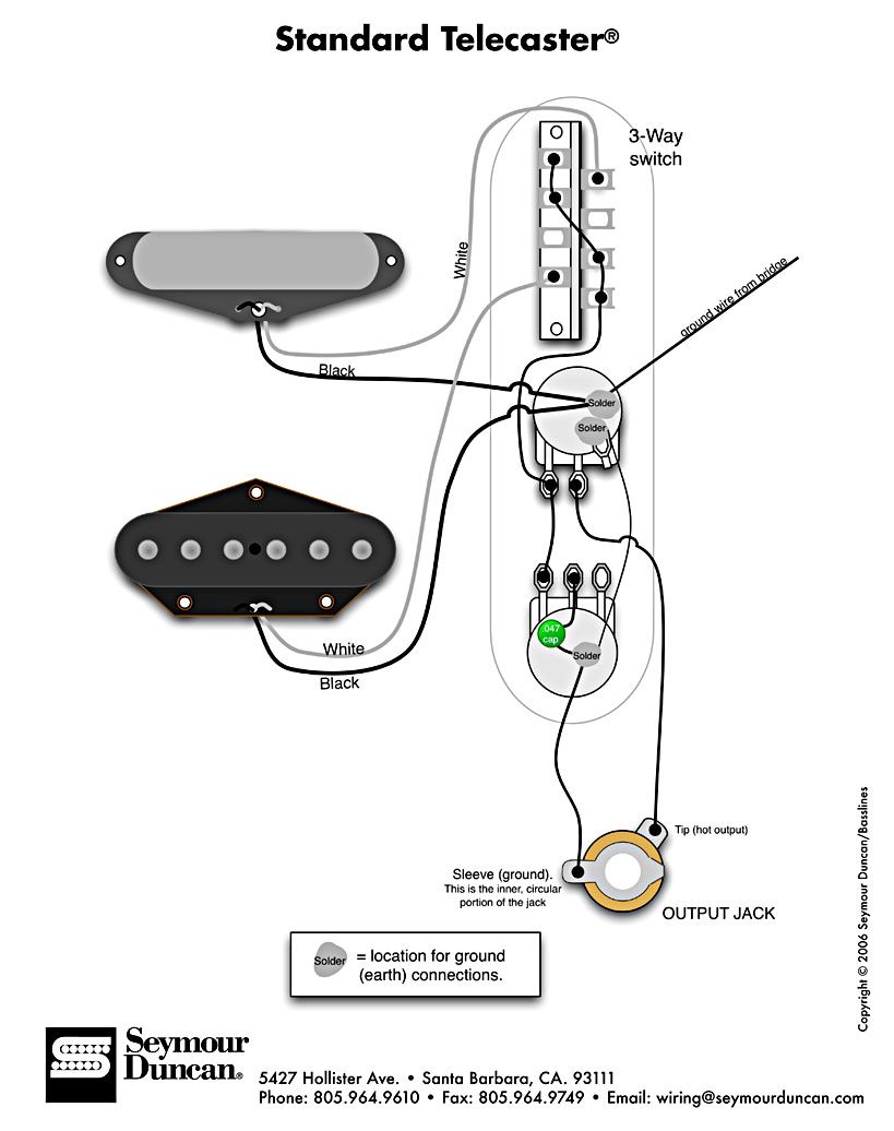 telecaster wiring diagram treble bleed