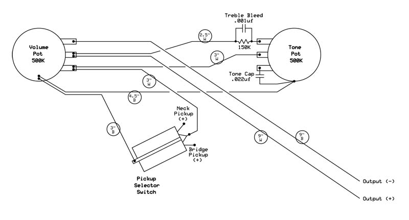 telecaster wiring diagram treble bleed