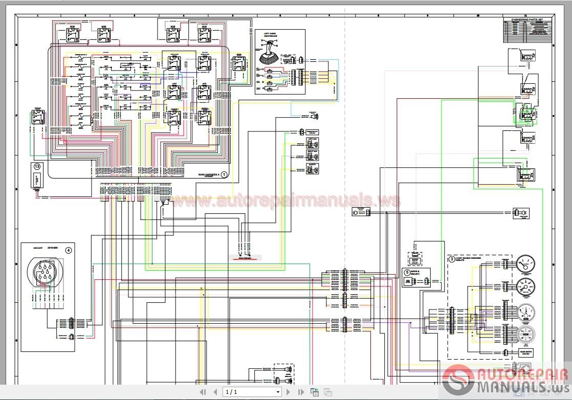 terex rs445c wiring diagram