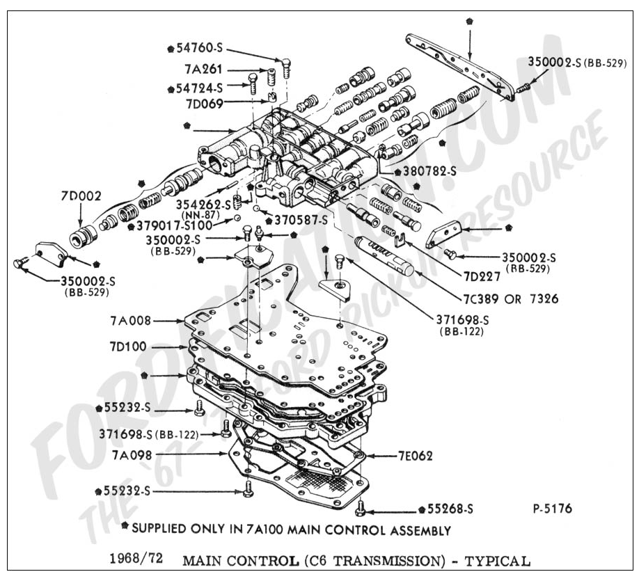 th350 transmission parts diagram