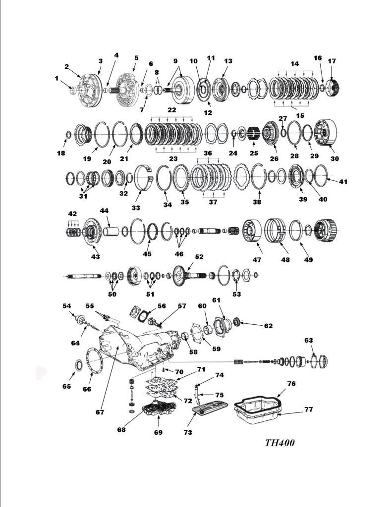 th400 fluid flow diagram