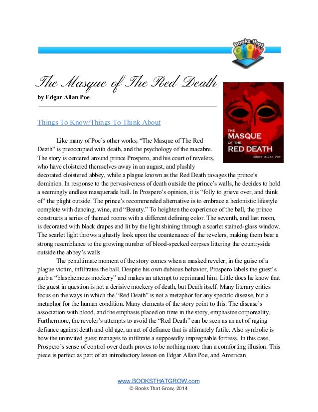 the masque of the red death plot diagram