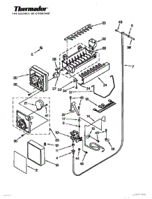 thermador refrigerator parts diagram