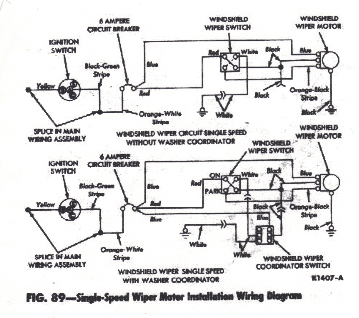 tmc wiper motor wiring diagram