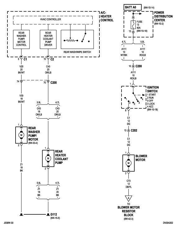 toc dodge durango wiring diagram