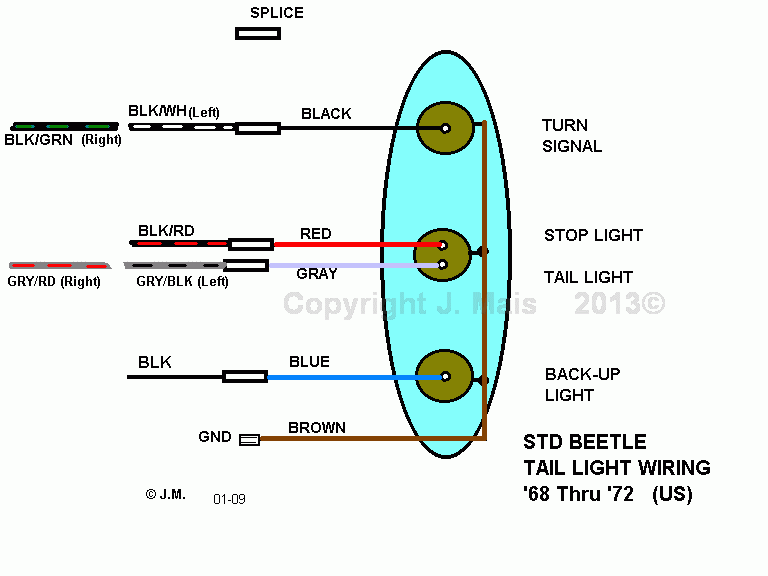 tombstone tail light wiring diagram