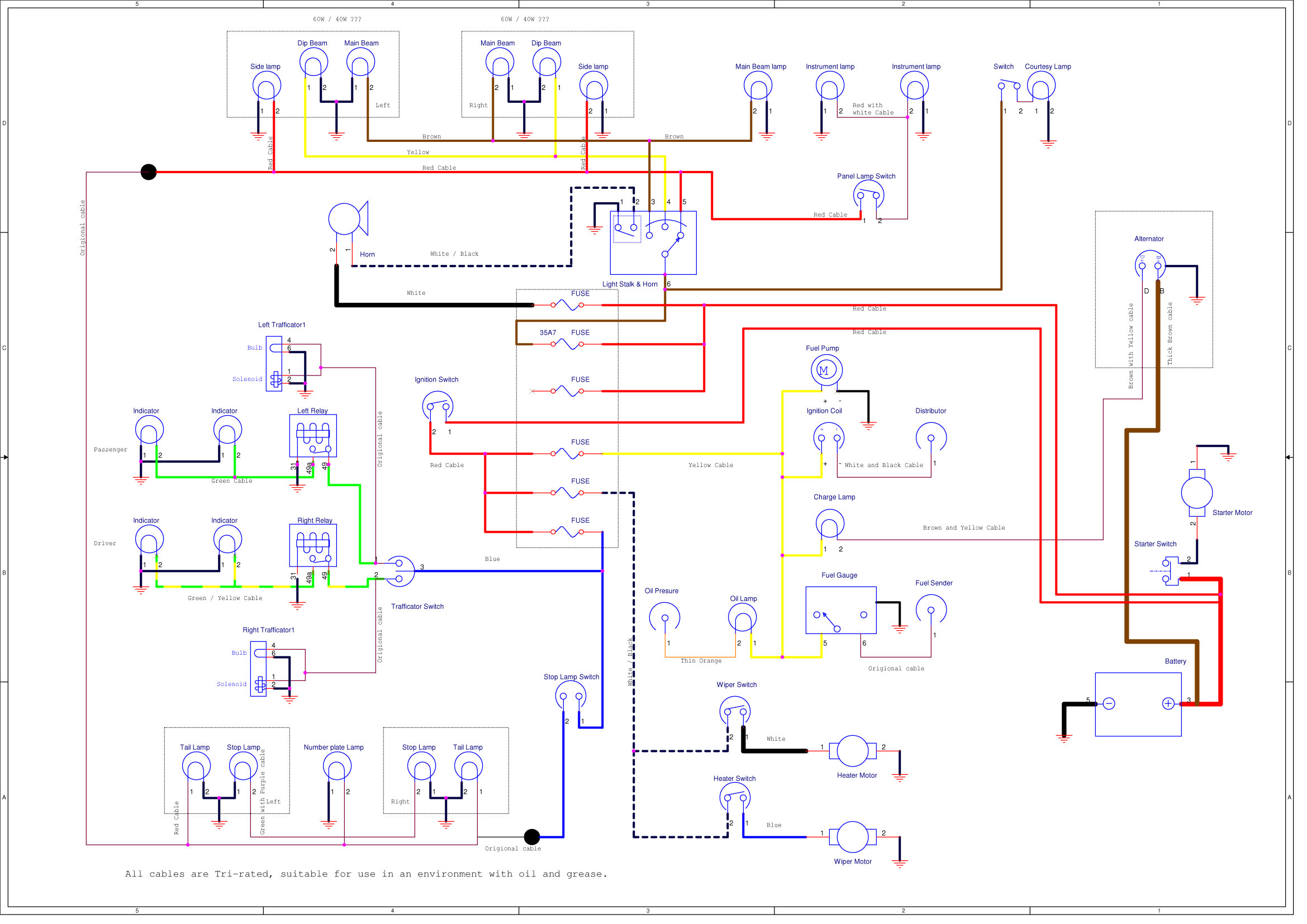 tomos a35 wiring diagram