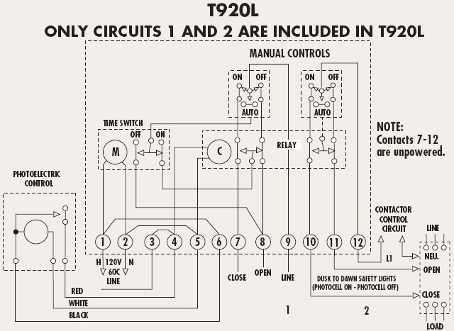 tork 8001u wiring diagram
