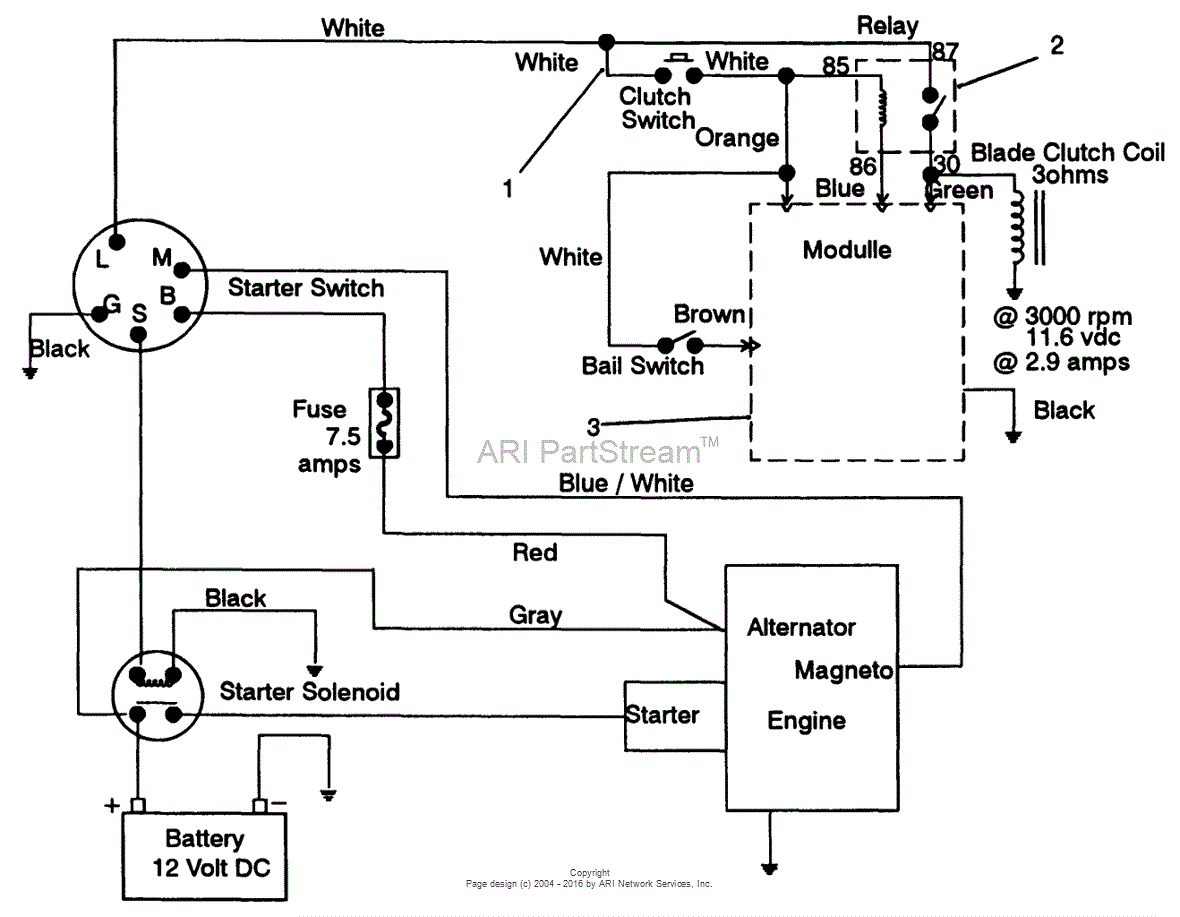 toro 11-32 wiring diagram