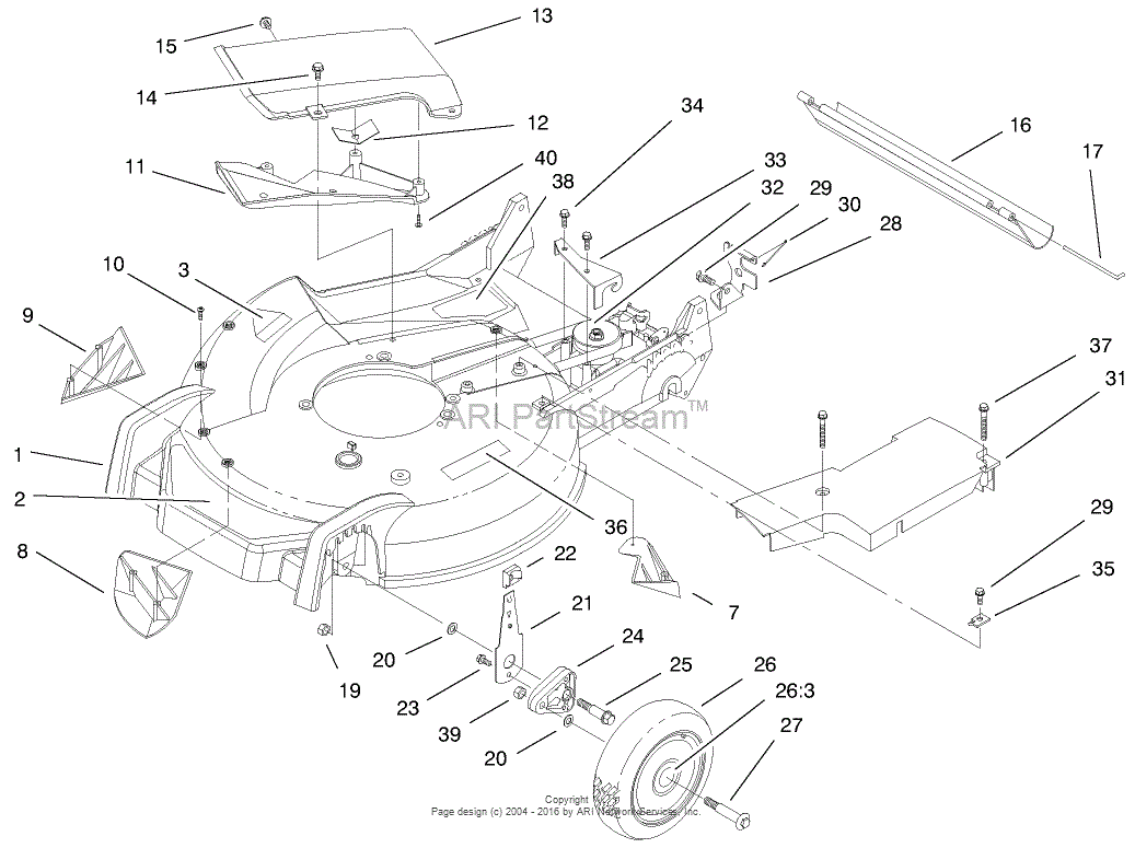 toro 20332 parts diagram