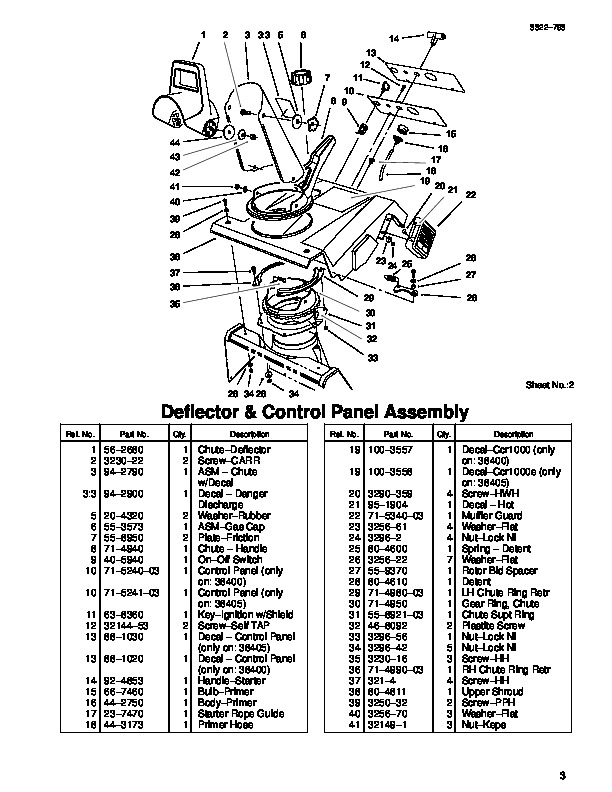 toro ccr 2000 parts diagram
