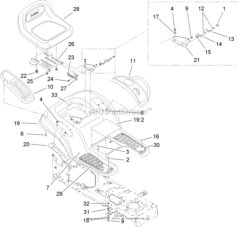 toro lx500 parts diagram