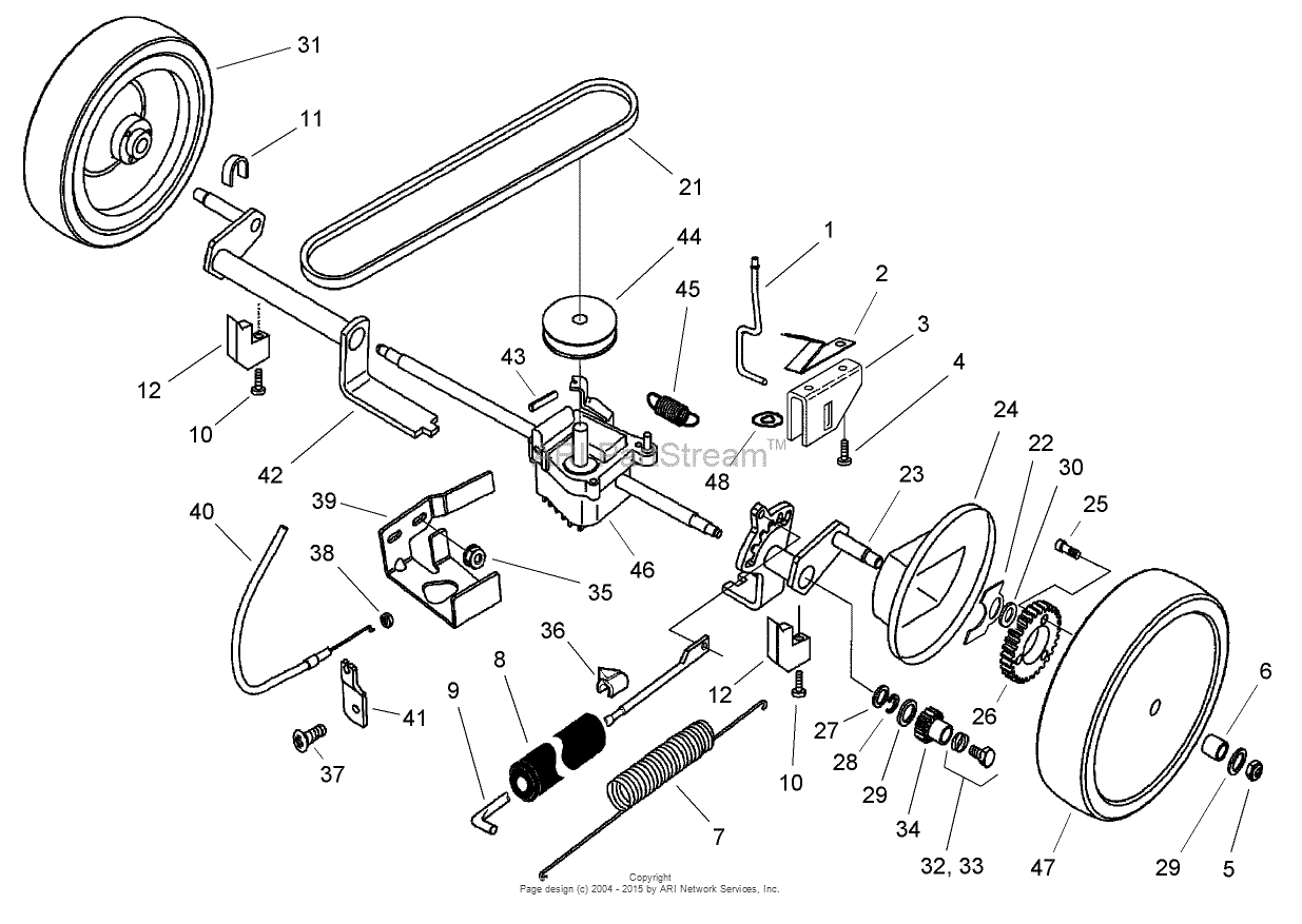 toro recycler parts diagram