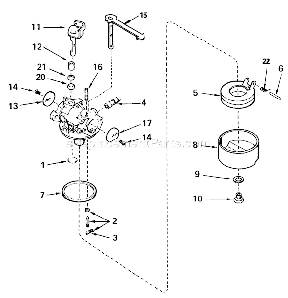 toro snowblower carburetor diagram