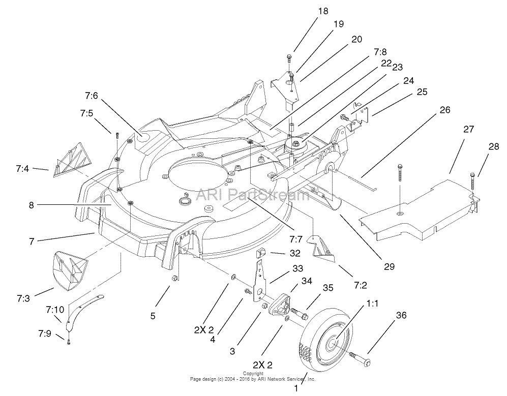 toro super recycler parts diagram
