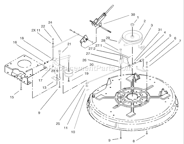 toro timecutter ss5000 drive belt diagram