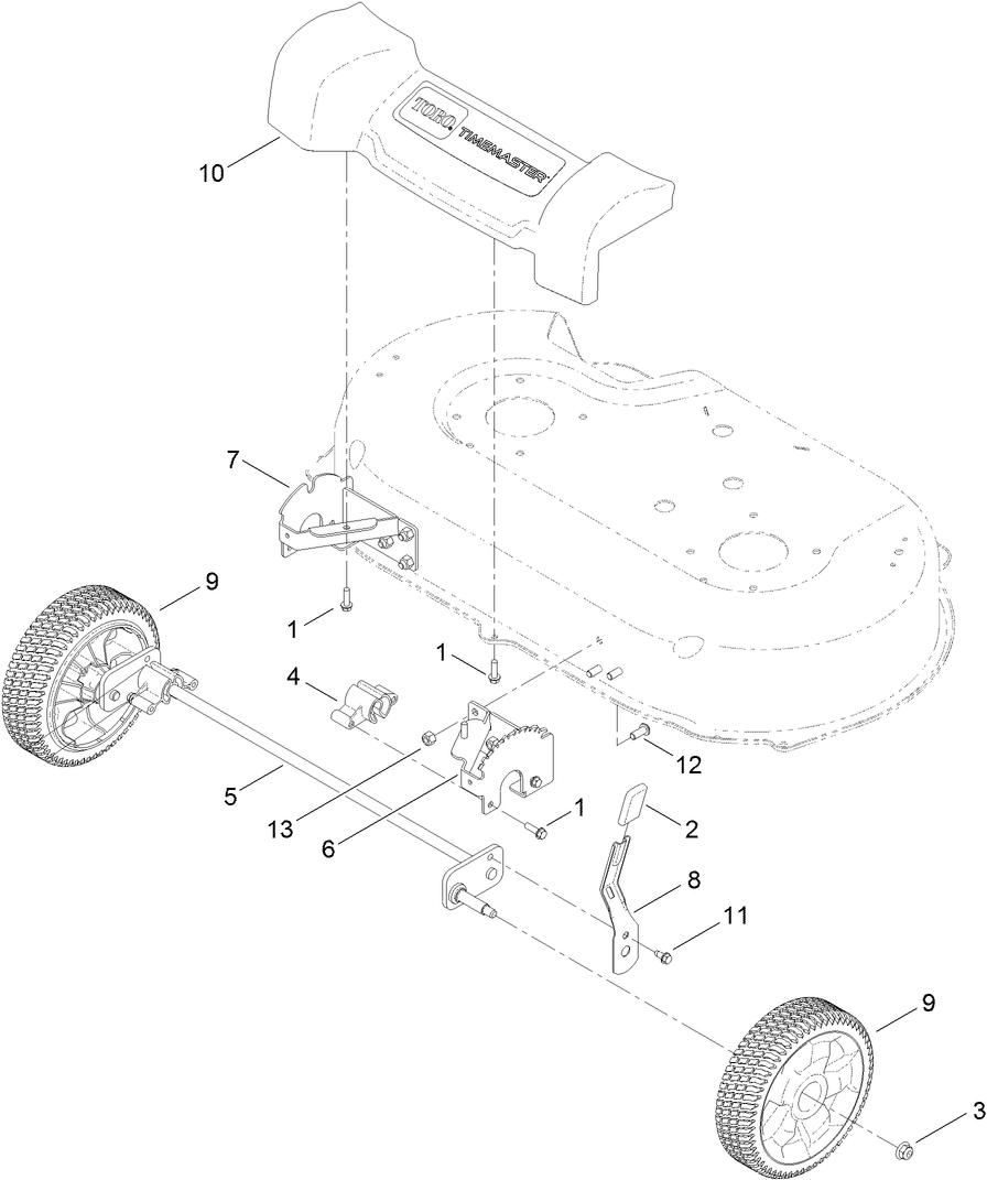 toro timemaster parts diagram