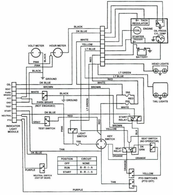 toro wheel horse 264h wiring diagram