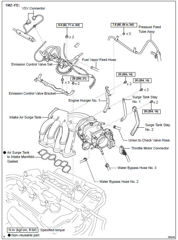 toyota 1mz fe engine diagram