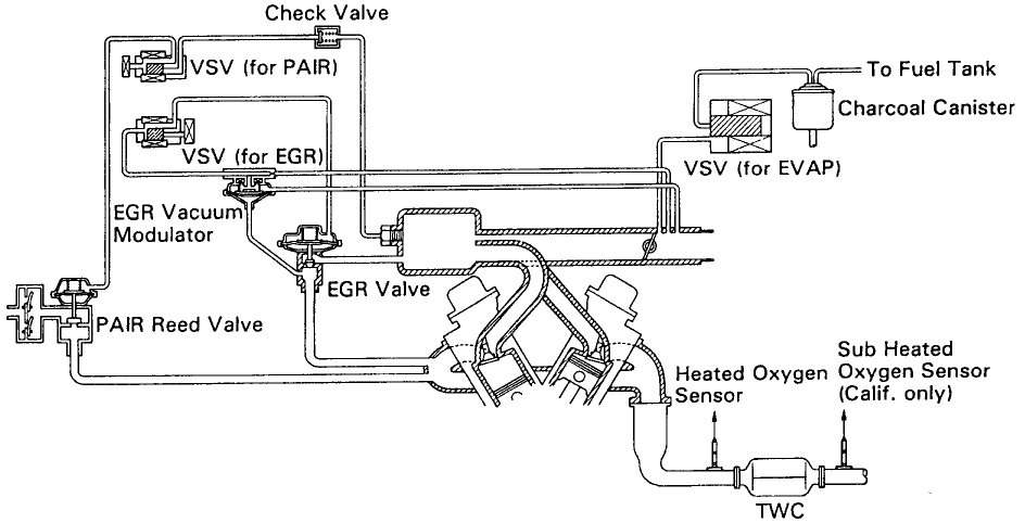 toyota 3vze engine diagram