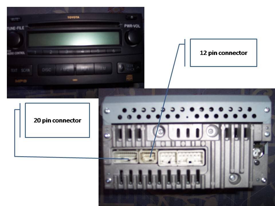 toyota fujitsu ten 86120-aa040 wiring diagram