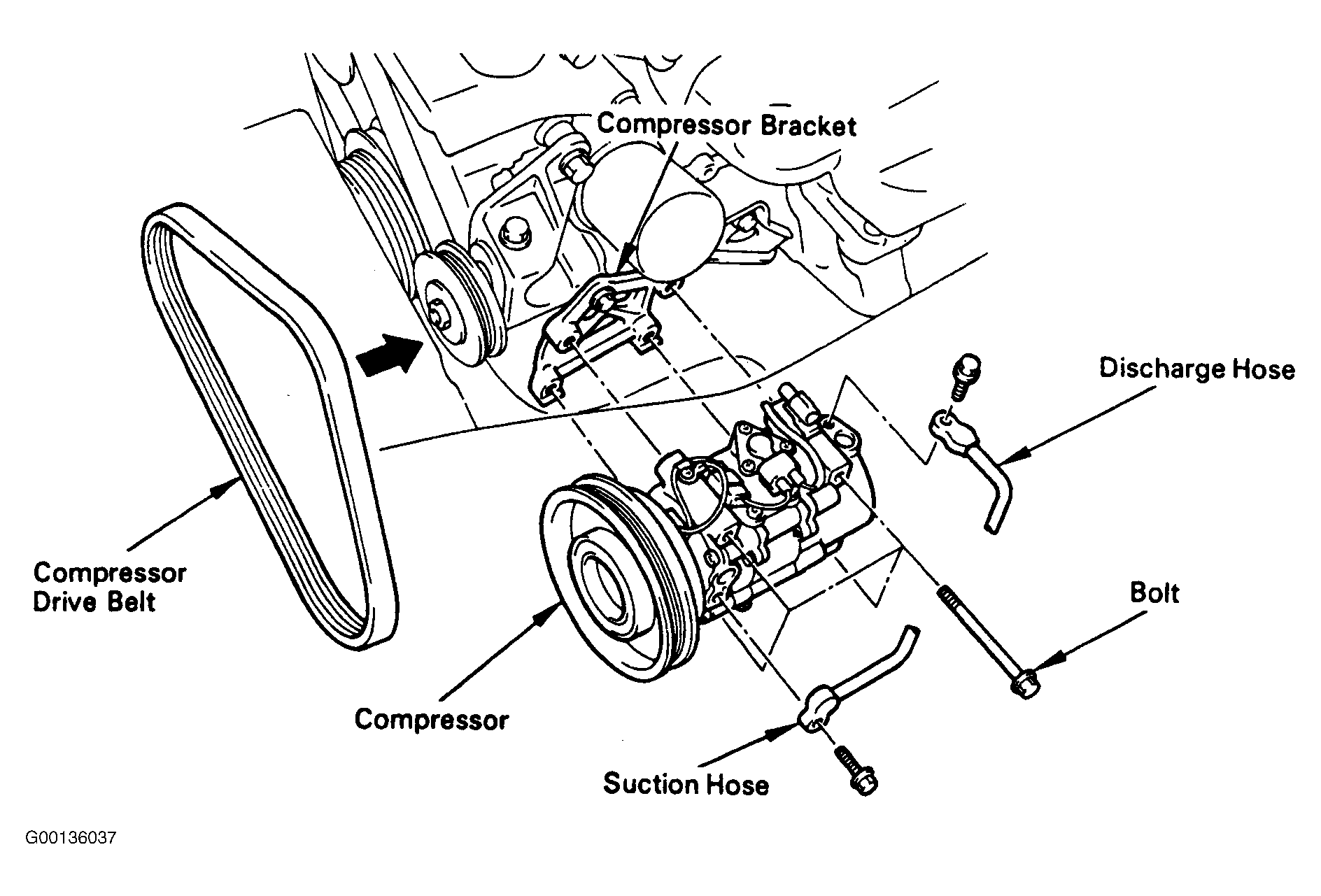 toyota matrix serpentine belt diagram