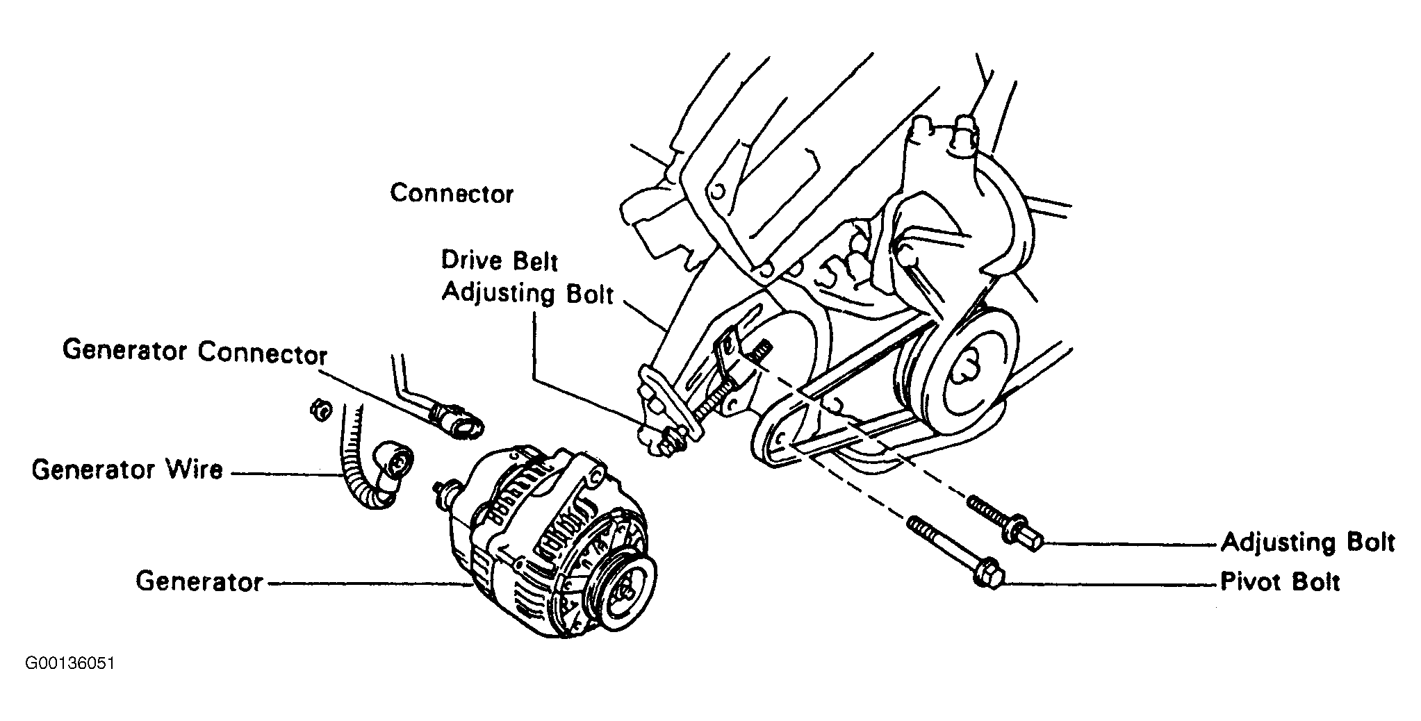 toyota matrix serpentine belt diagram