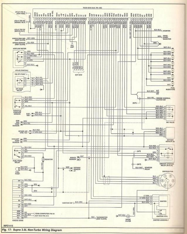 toyota supra 7mgte wiring diagram