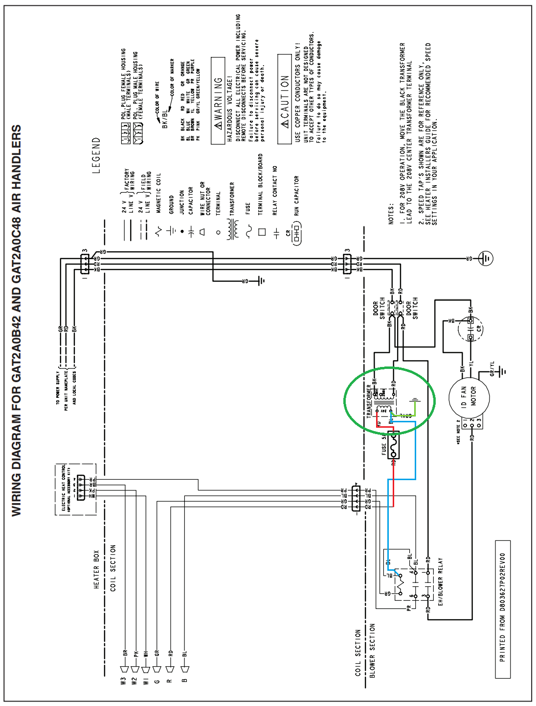 Trane 4tee3f49b1000aa Wiring Diagram