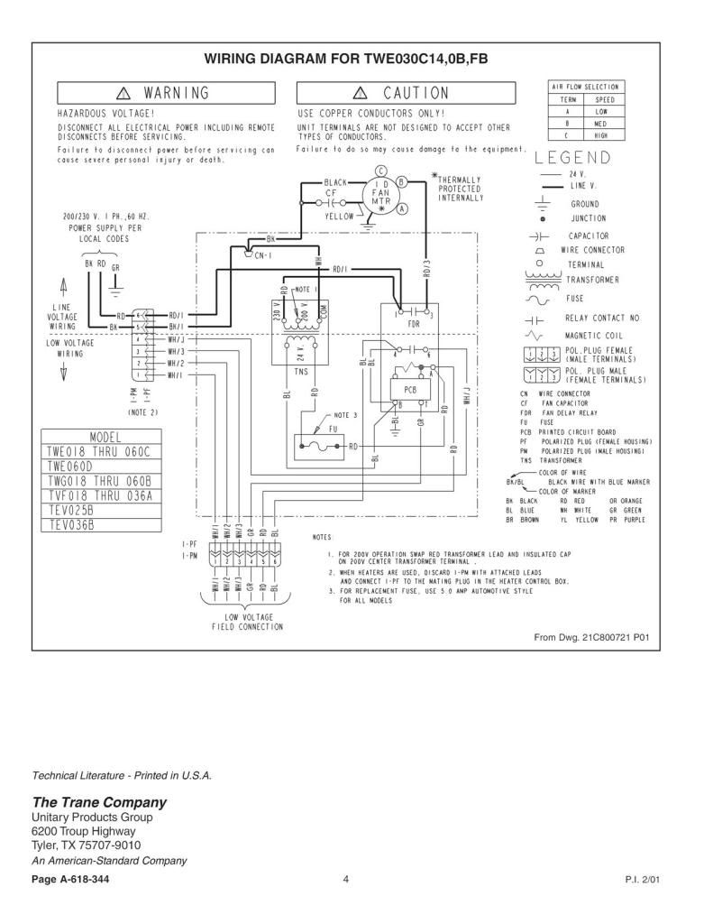 Trane 4tee3f49b1000aa Wiring Diagram