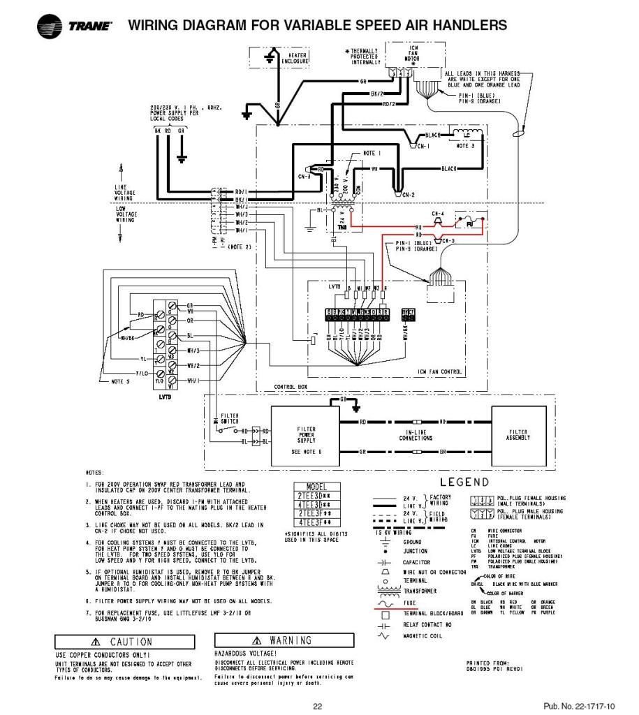 Trane 6400 Wiring Diagram