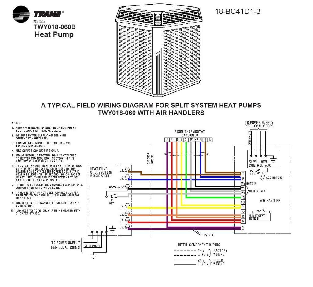 trane central air conditioner model btb730a100a1 wiring diagram